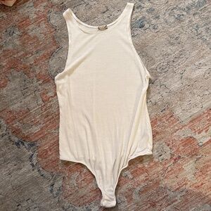 Free People Ivory Bodysuit